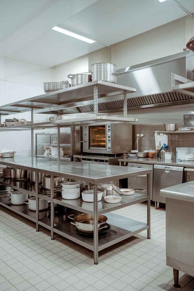 Commercial kitchen interior