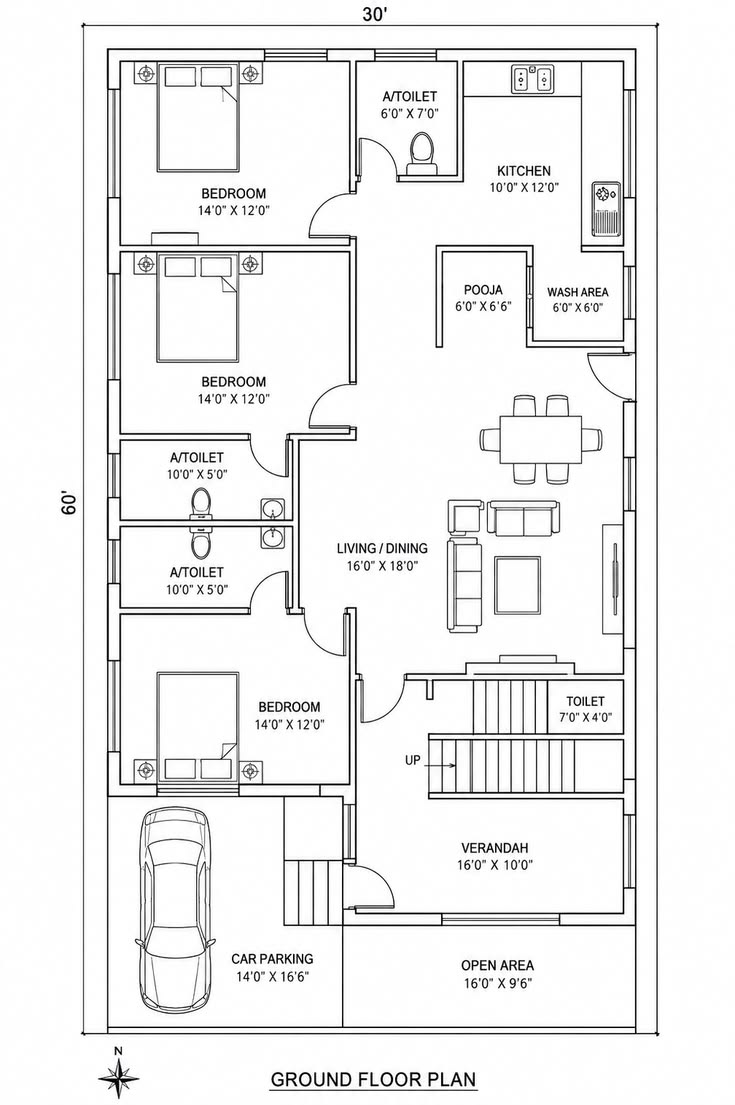 Floor plan outline
